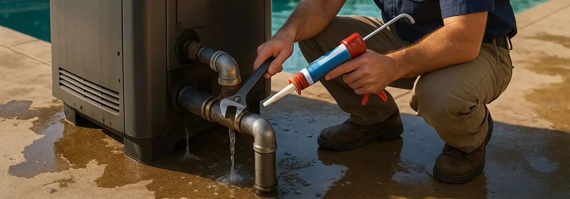  Pool Heater Leak Repair - HVAC Dorchester