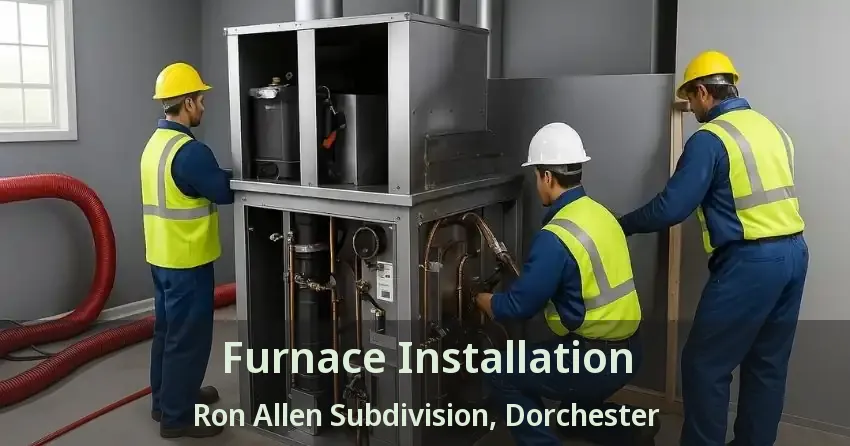 Furnace Installation Ron Allen Subdivision, Dorchester - ON
