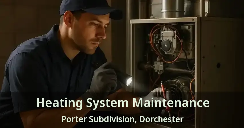 Heating System Maintenance Porter Subdivision, Dorchester - ON