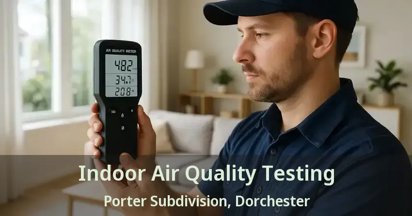 Indoor Air Quality Testing Porter Subdivision, Dorchester - ON