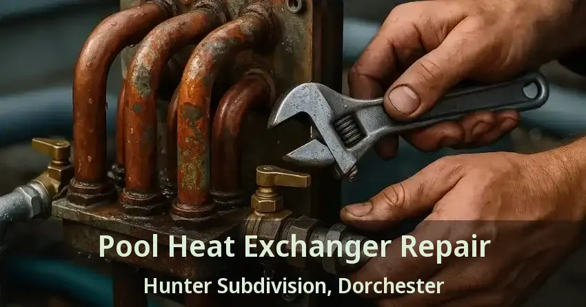 Pool Heat Exchanger Repair Hunter Subdivision, Dorchester - ON