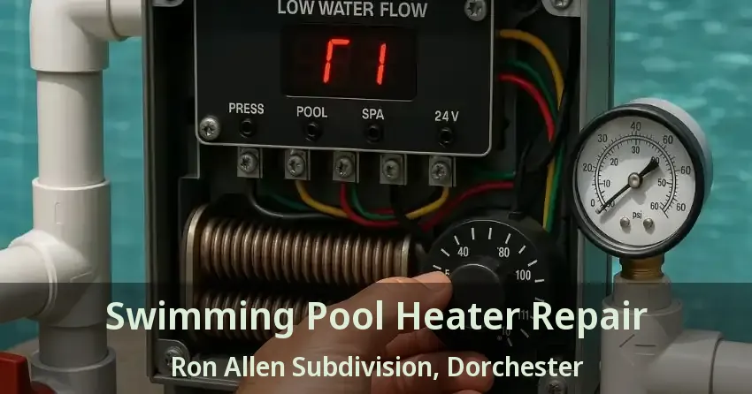 Swimming Pool Heater Repair Ron Allen Subdivision, Dorchester - ON